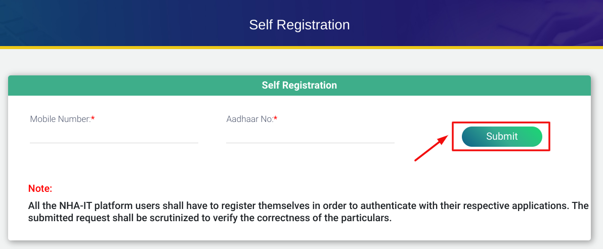 Ayushman Mitra Bharti - Registration Form