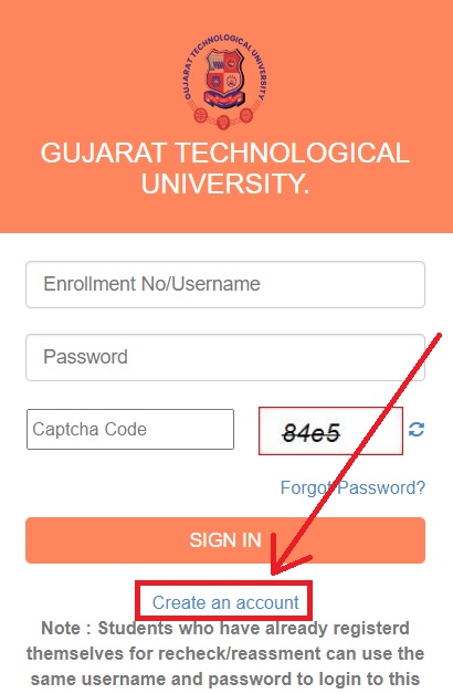 GTU-portal-registration