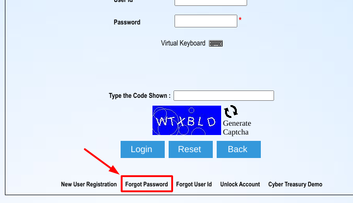 IFMIS login password reset