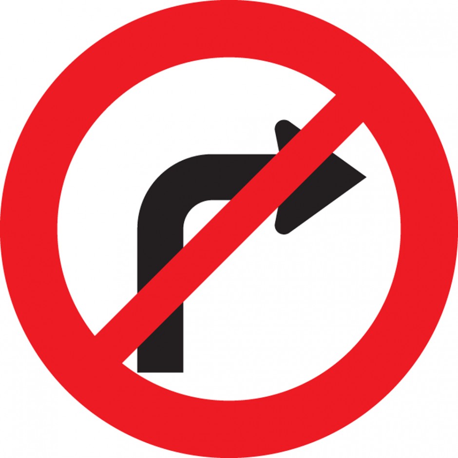 भारत में यातायात के नियम, चिन्ह, अर्थ