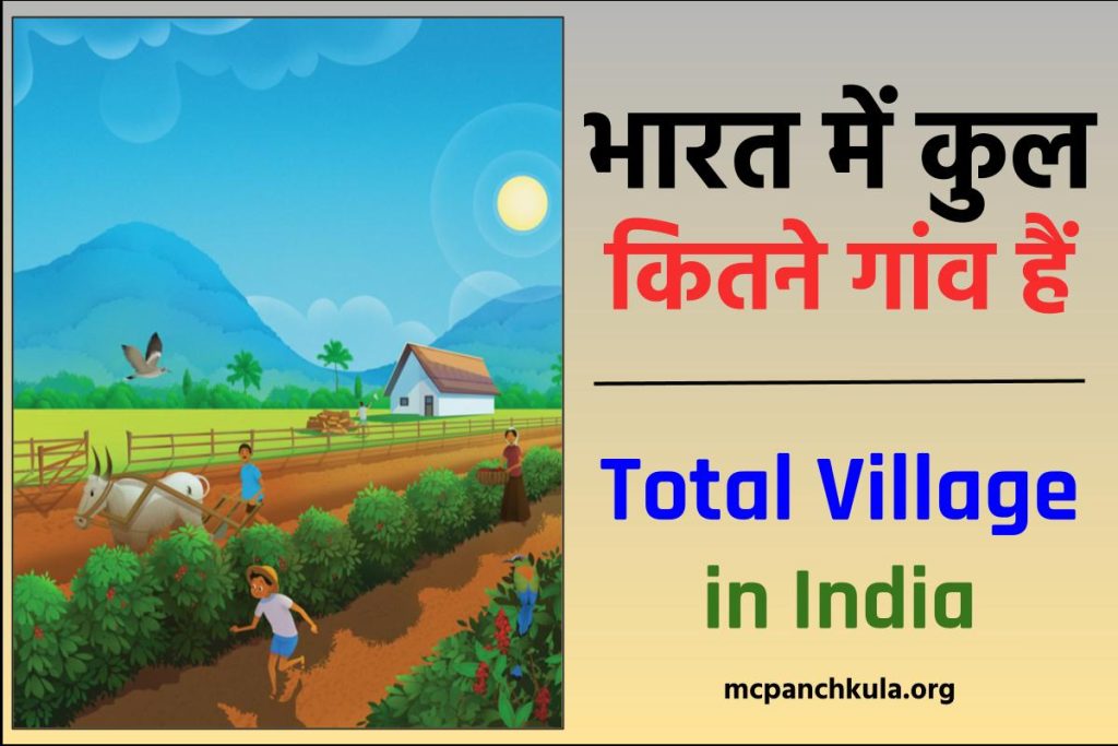 भारत में कुल कितने गांव हैं - Total Village in India