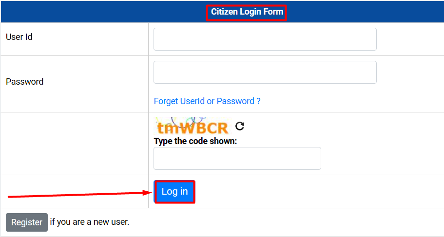 how to login e-District Delhi portal