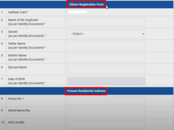 how to registration on e-District Delhi portal 